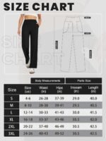 Wide Leg Pants Woman High Waist Yoga Pants with Pockets Loose Stretch Dress Work Sweatpants Casual Lounge - Image 7