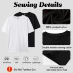 ISUNMEA Custom T-Shirts for Men Women, Custom Tees Shirt Design Your Own, Personalized Photo/Text T-Shirt - Image 4