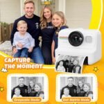 Kids Instant Print Camera, 1080P HD with 3 Rolls Print Paper & 32GB Card, Ideal Kids Toys Gifts for Boys & Girls Age 3-14 (Black) - Image 4