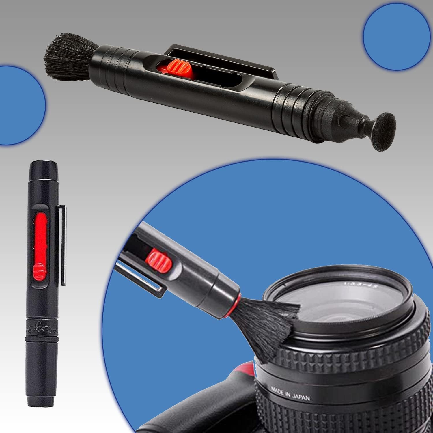 Ultimaxx 55MM Complete Lens Filter Accessory Kit with 55MM 2.2X Telephoto, .43x Wide Angle/Macro Lenses, 4PC Close Up Filter Set & More Designed for All DSLR Cameras - Image 10