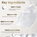 ISTON 6 Pack Bio-Collagen Real Deep Anti Wrinkle Lifting Mask,Overnight Hydrating Face Mask for All Skin Types -Pore Minimizing,Elasticity Enhancing,Firming,Moisturizing - Image 5