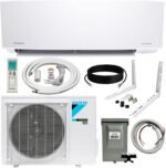 Daikin 18,000 Btu 21 SEER2 Oterra Series Ductless Mini-Split Wall Mount Heat Pump Air Conditioner - R32 w/Installation Kit, 1/2 Whip, 30A Disconnect and Wall Bracket - Image 2