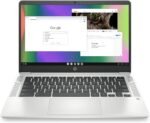 HP Chromebook 14 Laptop, Intel Celeron N4120, 4 GB RAM, 64 GB eMMC, 14" HD Display, Chrome OS, Thin Design, 4K Graphics, Long Battery Life, Ash Gray Keyboard (14a-na0226nr, 2022, Mineral Silver) - Image 2