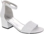 LONDON FOG Women's Nikki Low Two Piece Block Heel Dress Shoe Ladies Ankle Strap Pump Sandal - Image 2