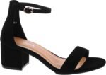 TOP Moda Darcie-1 Ankle Strap Dressy High Heel Sandal, Non-slip Sole, For Wedding, Party, Prom, Evening Wear, or Any Occasion, Sleek Style Block Heel Sandals - Image 2