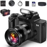 True 5K Digital Cameras for Photography - 80MP WiFi Vlogging Camera for YouTube with 4.0" Touch Screen, 18X Zoom, Lens Cap - Autofocus UHD One-Touch Macro Video Camara Gifts for Beginner Photographer - Image 2