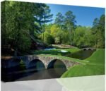 chenchenArt Augusta National Golf Course Wall Art - Augusta Golf Course 12th Hole Wall Art for Living Room Bedroom Bathroom Home Decorations Golf Art Canvas Prints Framed Ready to Hang(28''H x 44''W) - Image 2