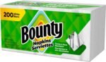 Bounty Paper Napkins, White, 200 Count, Packaging may vary - Image 12