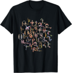 Armenian Alphabet Birds Armenia Symbols T-Shirt - Image 2