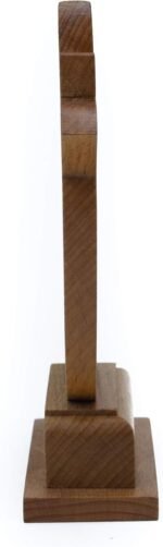 Armenian table cross standing Wooden "KHACHKAR" Cross for Desk best Armenian gift souvenir (WALNUT WOOD) - Image 4