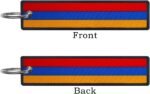 JAVD Armenia Flag Keychain Tag with Key Ring - Keys, Cars, Motorcycles, Backpacks, Luggage and Gifts - EDC (3 Pack) - Image 4
