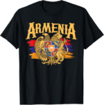 Distressed Armenia Flag - Armenian Diaspora Country Nation T-Shirt - Image 2