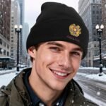 Beanie Hat Knit Cuffed Hats for Women Men Beanies Hats Warm Skull Caps Outdoor Ski Hiking Winter Cap Unisex Gift Black - Image 6