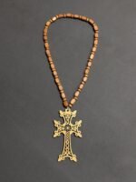 Rear View Mirror Accessories - Car Hanging Accessories - Car Pendant, Swinging Ornaments, Wooden Christian Cross Hanger - Jesus Christ Crucifix Cross & Eternity Symbol (Armenian Eternity Cross) - Image 6
