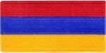 Armenia Flag Embroidered Patch Armenian Iron On Sew On National Emblem - Image 2