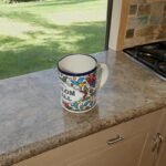 Holy Land Market Armenian Ceramic Coffee Cup - Shalom Y'all Large 4-inch Hand Made Ceramic Cup, 12 oz, Hand Painted Pottery Made in Jerusalem, Armenian Ceramic Gift - Image 5