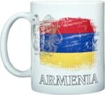 Armenian Flag Gift Present Tea Cup Coffee Mug - 11oz - Image 3