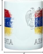 Armenian Flag Gift Present Tea Cup Coffee Mug - 11oz - Image 5
