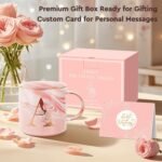 Uwingess Birthday Gifts for Women, Initial Mug with Gift Box, Personalized Monogram Letter Coffee Mug for Mom Friend Sister Teacher Coworker - Image 9