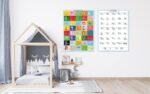 Armenian Alphabet Kids Educational Poster - 2pack set (Pictorial Poster & Manuscript Writing Poster) 18"x24" - Image 3