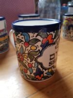 Ancient Pottery of Israel, armenian pottery, Armenian gifts, ceramic cup, Peace Shalom Israel mug - Image 3
