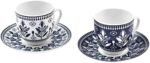 KARACA Peyker Turkish Coffee Cup Set for 6 People - 12 Piece Cups with Saucers - Small Bone China Espresso Set - Ideal for Serving Greek, Arabic Coffee (2.8 fl oz) - Image 6