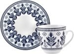 KARACA Peyker Turkish Coffee Cup Set for 6 People - 12 Piece Cups with Saucers - Small Bone China Espresso Set - Ideal for Serving Greek, Arabic Coffee (2.8 fl oz) - Image 7