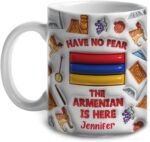 Lotacy Have No Fear The Armenian Is Here 2D Customized Coffee Mug 11oz, Armenia Ceramic Mug, Armenia Souvenirs And Gifts For Men And Women - Image 3
