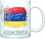 Armenian Flag Gift Present Tea Cup Coffee Mug - 11oz - Image 2