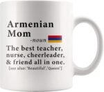 Armenian Mom Definition Armenia Flag Mothers Day - 11oz White Mug family reunion gifts Gift Idea - Image 2