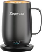 Kepwam Smart Heated Coffee Mug T2-Plus, 20oz Rechargeable Self Heating Coffee Mug with 8-Hour Battery & Temp Control, Perfect Coffee Warmer Gift for Men Women - Image 2