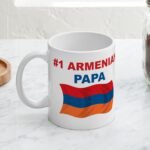 CafePress #1 Armenian Papa Mug 11 oz (325 ml) Ceramic Coffee Mug - Image 4