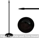 Armenia Desk Flag Set, 2 Pack Armenian Table Office Flags, Small Mini Desktop Flag With 12" Solid Black Pole, Black Base, Miniature Desktop Flag - Image 5