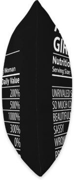 Armenian Girl Nutrition Facts Funny Womens Armenia Throw Pillow - Image 3