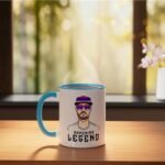 Armenian Flag Souvenirs Man Uniform Legend Armenia Ceramic Mug, Blue/White, 11oz - Image 4