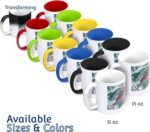 3dRose Modeh Ani Jewish Hebrew Morning Gratitude Prayer Armenian Botanical 11oz Two-Tone Blue Mug - Image 6
