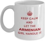 Armenian Mug - Keep calm and let the Armenian girl handle it - Coffee Mug - Unique Gift for Armenian - Image 2