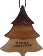 Armenian Wooden Christmas Ornament – Handcrafted Christmas Tree Design – Handmade Holiday Décor – 2.5" to 4.5" Length - NoyArt - Image 2