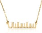 Personalized Armenian Font Name Necklace Custom Alphabet Pendant Letter Jewelry Gift For Her - Image 2